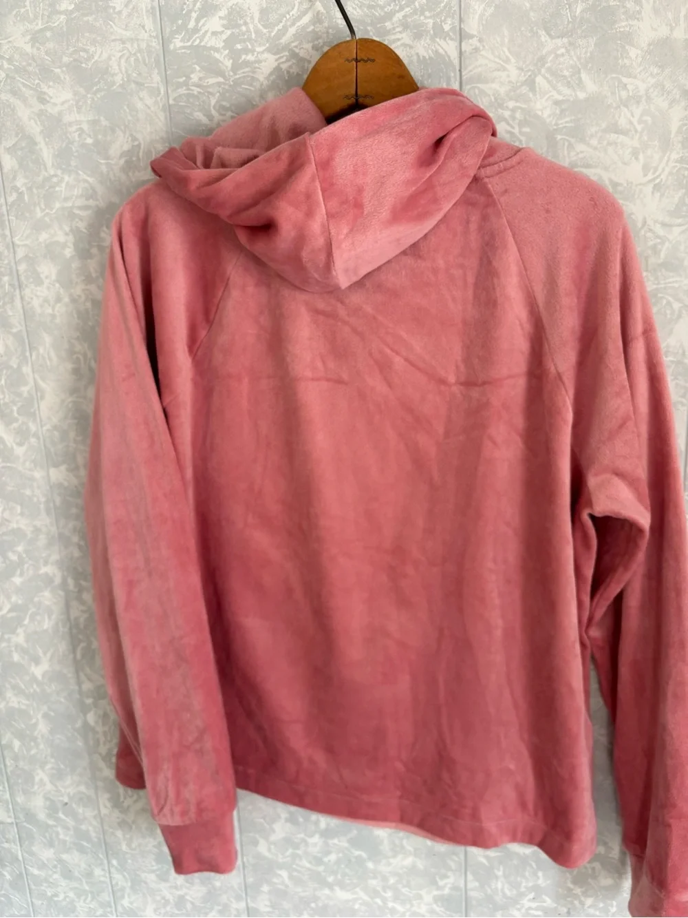 J crew Cozy Pink Velour Hoodie & Jogger Set - Women